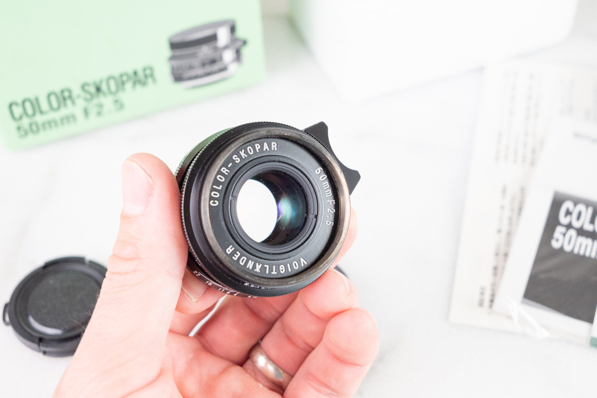 Voigltlander Color Skopar 50mm F/2.5 LTM Lens, Complete in Box — F